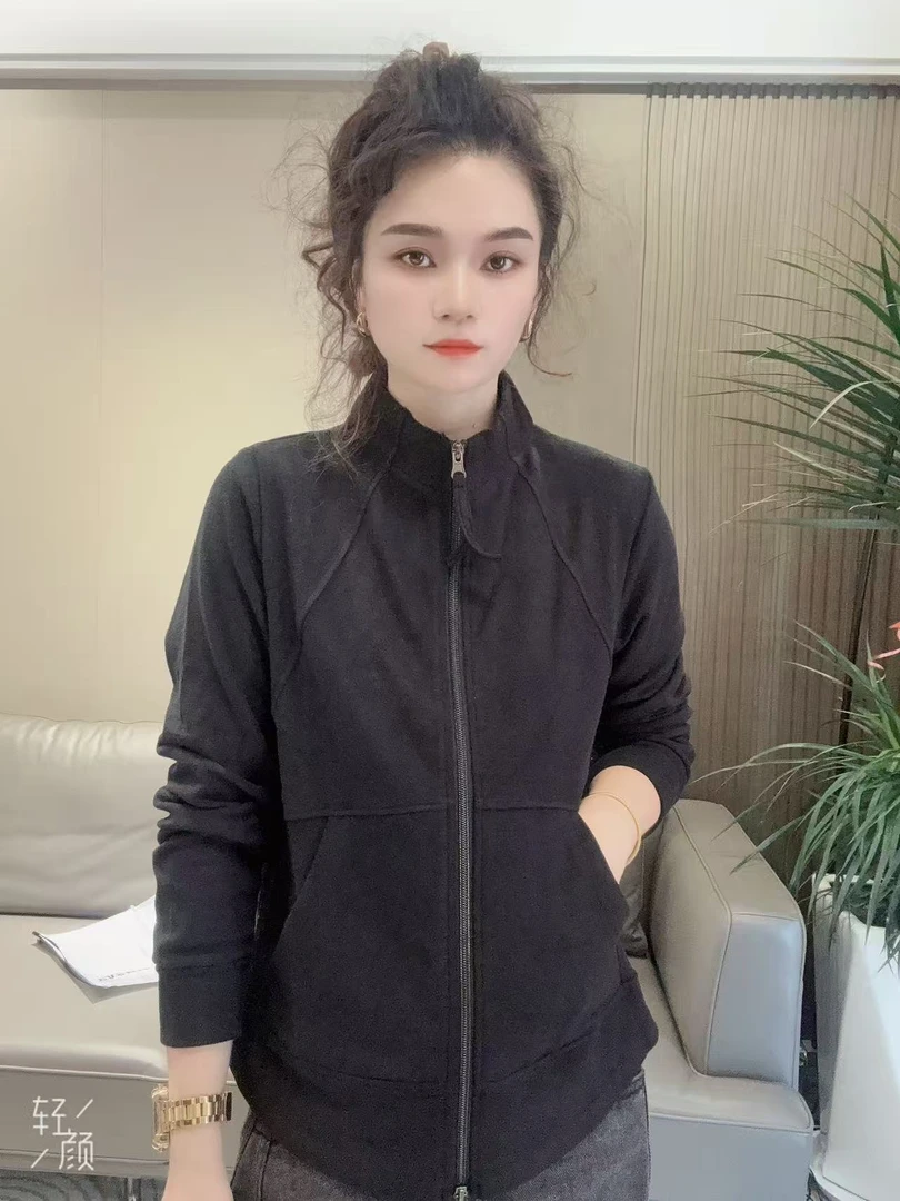 秋款休闲立领百搭时尚显瘦个性INS风女款卫衣5653