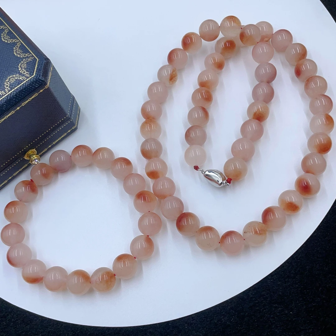 4586   粉色珠珠项链手串套装多样性发货