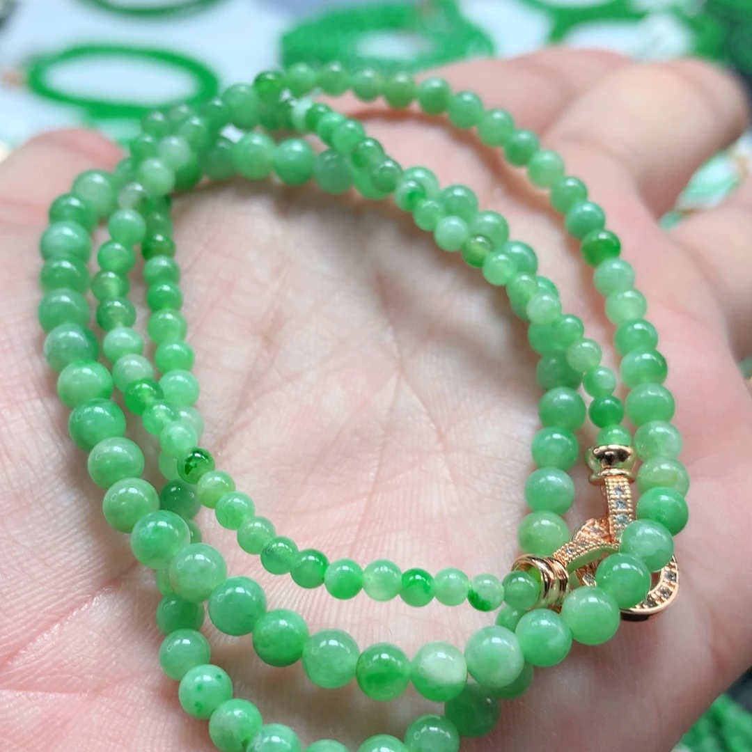 未镶嵌手链翡翠翡翠