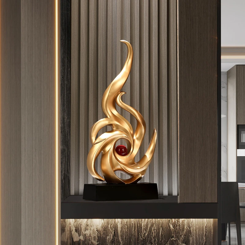 高档风生水起落地艺术摆件客厅电视柜玄关造景装饰品乔迁开业礼物