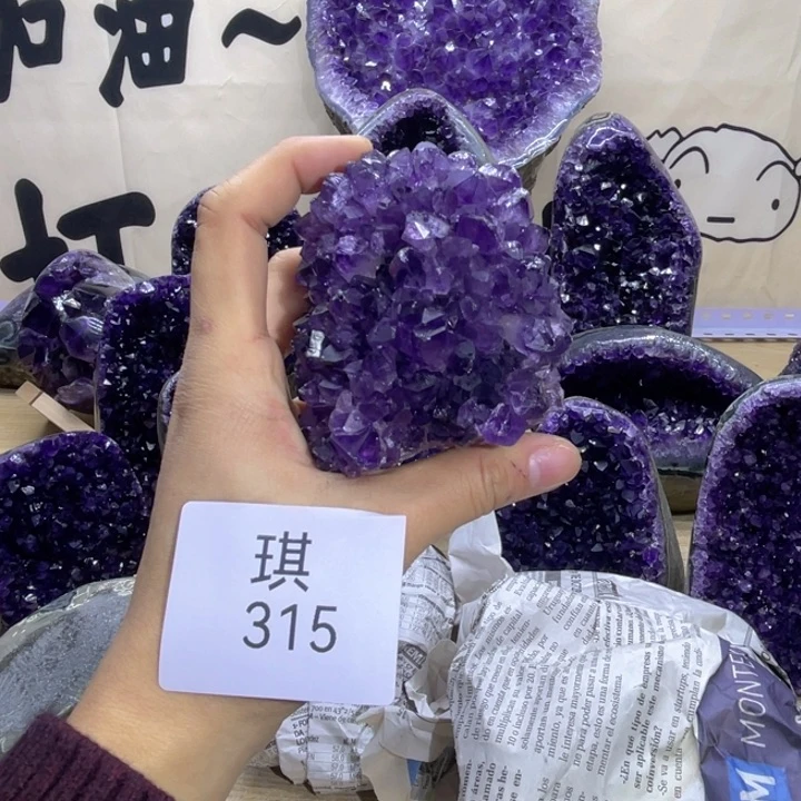 未镶嵌珠宝半成品紫晶