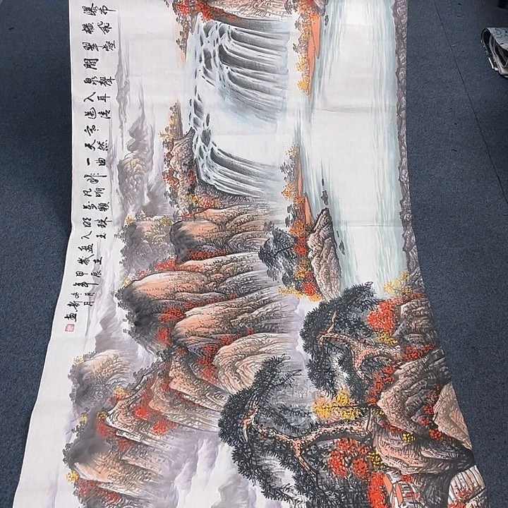 国画纯手绘字画宣纸