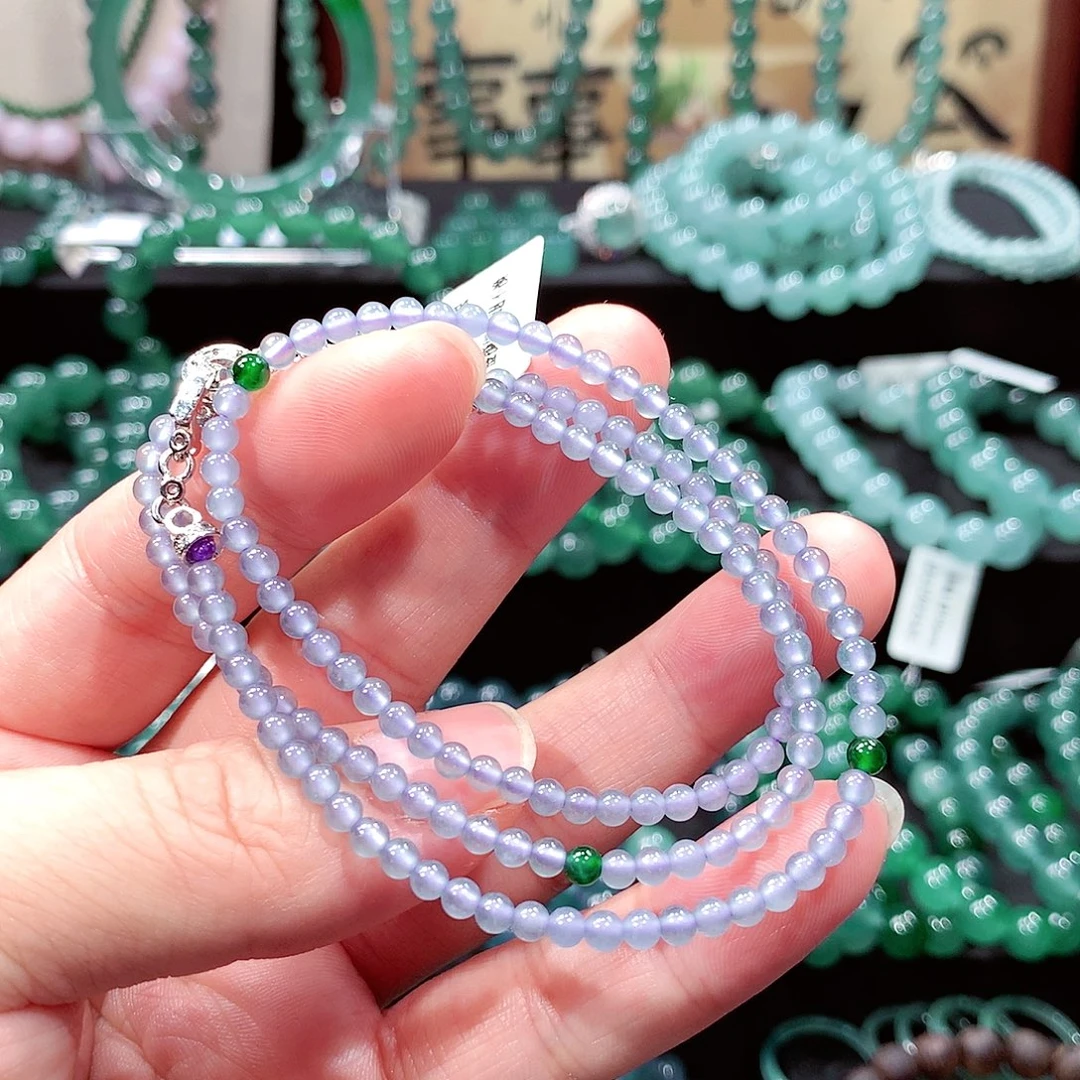 翡翠未镶嵌手链卡3.5