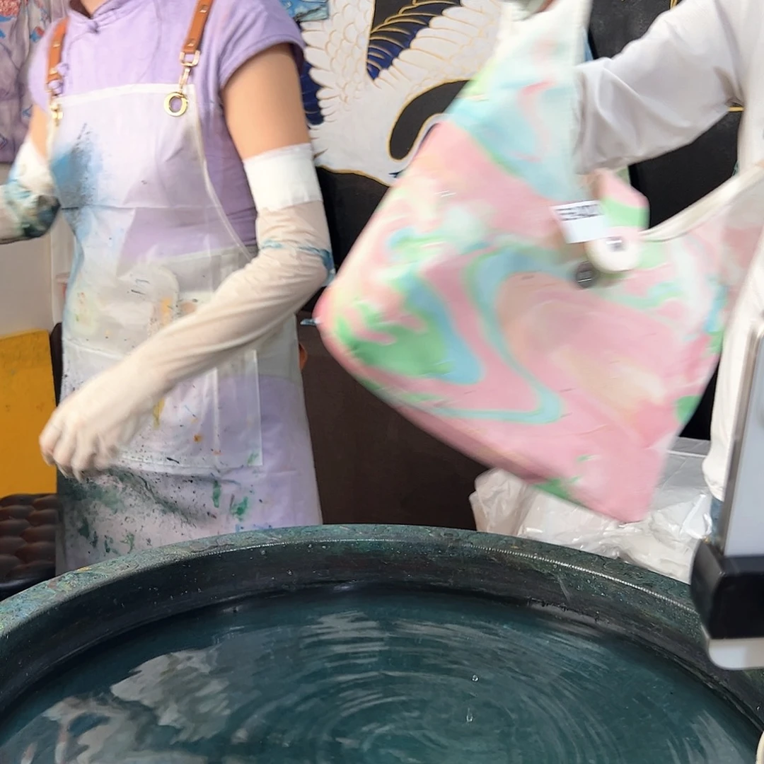 舒*沐马鞍包包手作釉里红点点定向