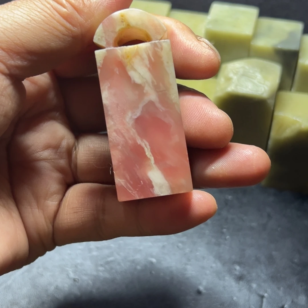 巴林石巴林桃花冻