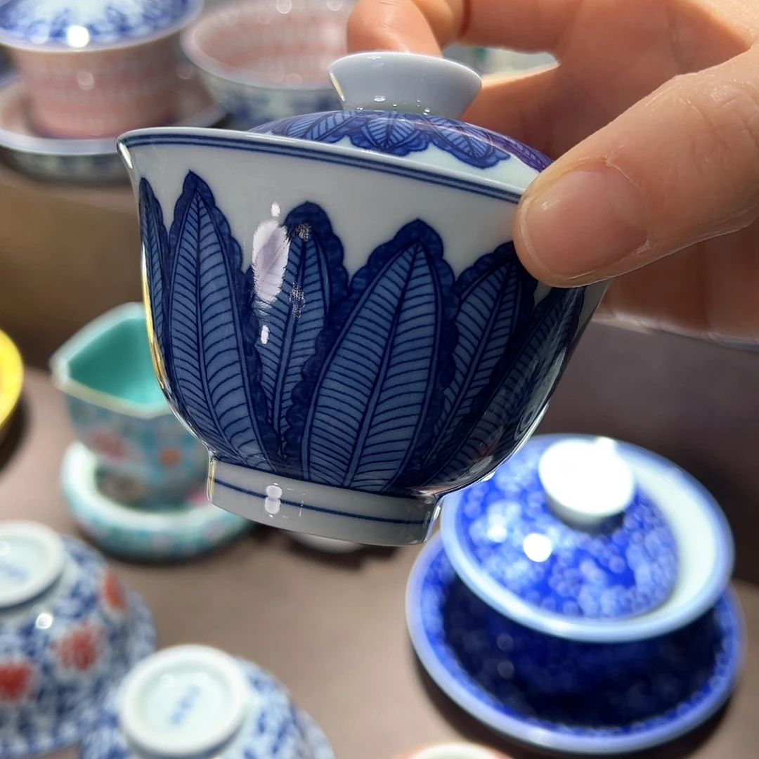 盖碗全场七景德镇景德镇景德镇陶瓷艺术