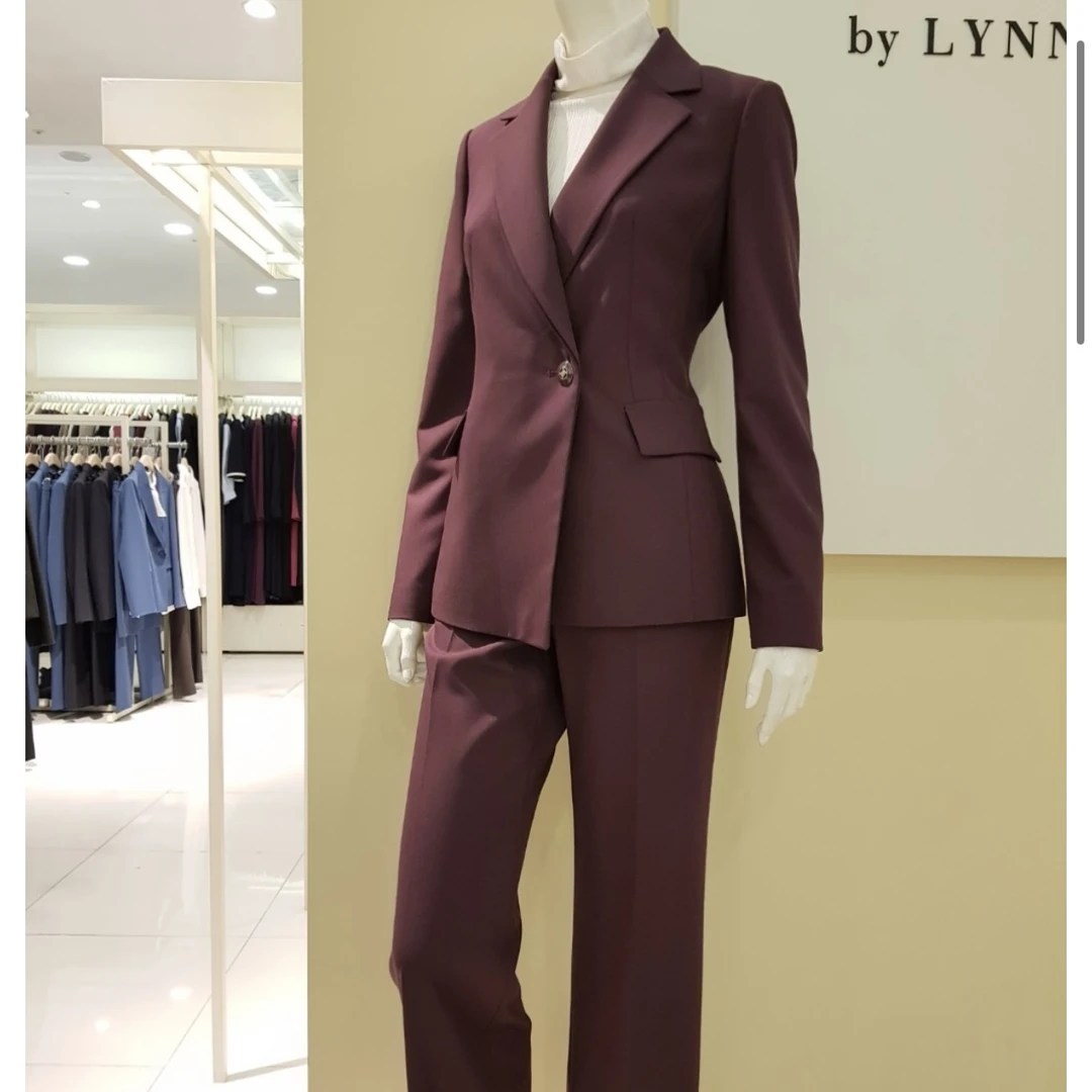 闪闪专属 K*L原单韩系通勤经典气质安可拉红色修身西服006