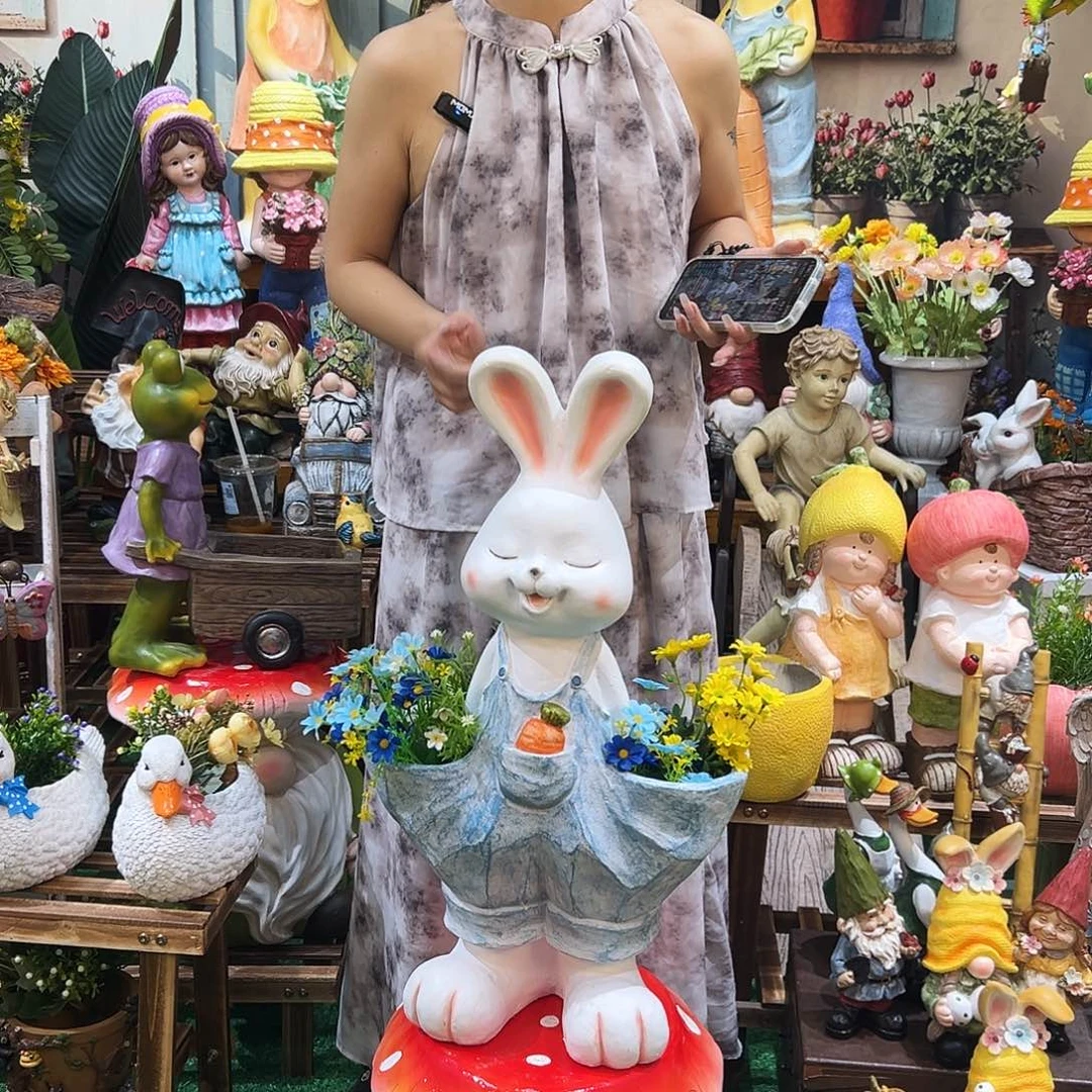 花园摆件红红火火