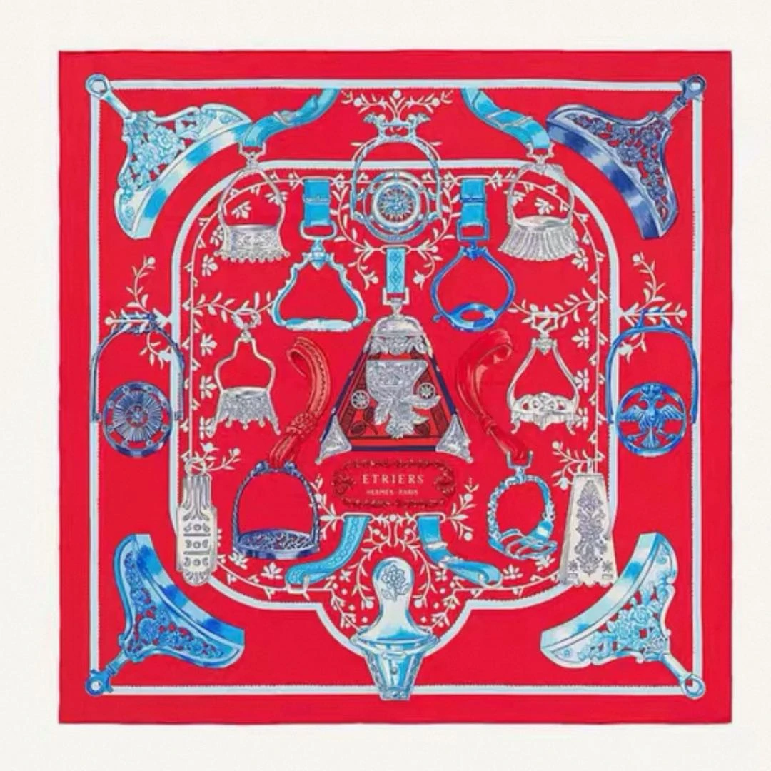 未使用 Hermes/爱马仕 丝巾/TT1039