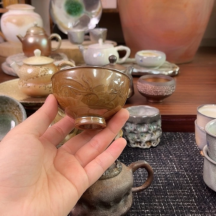 荷叶主人杯茶杯酒杯