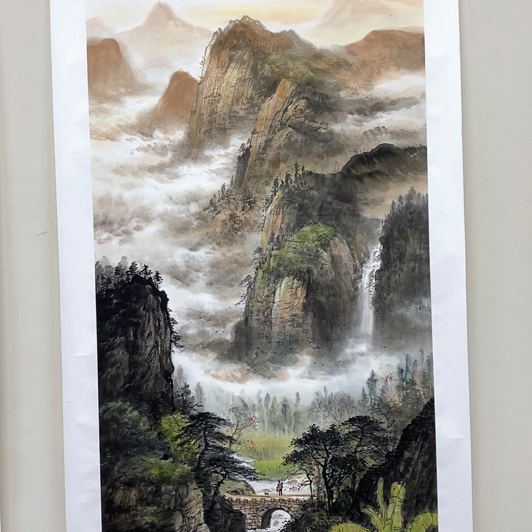国画周顺良四尺精品佳作