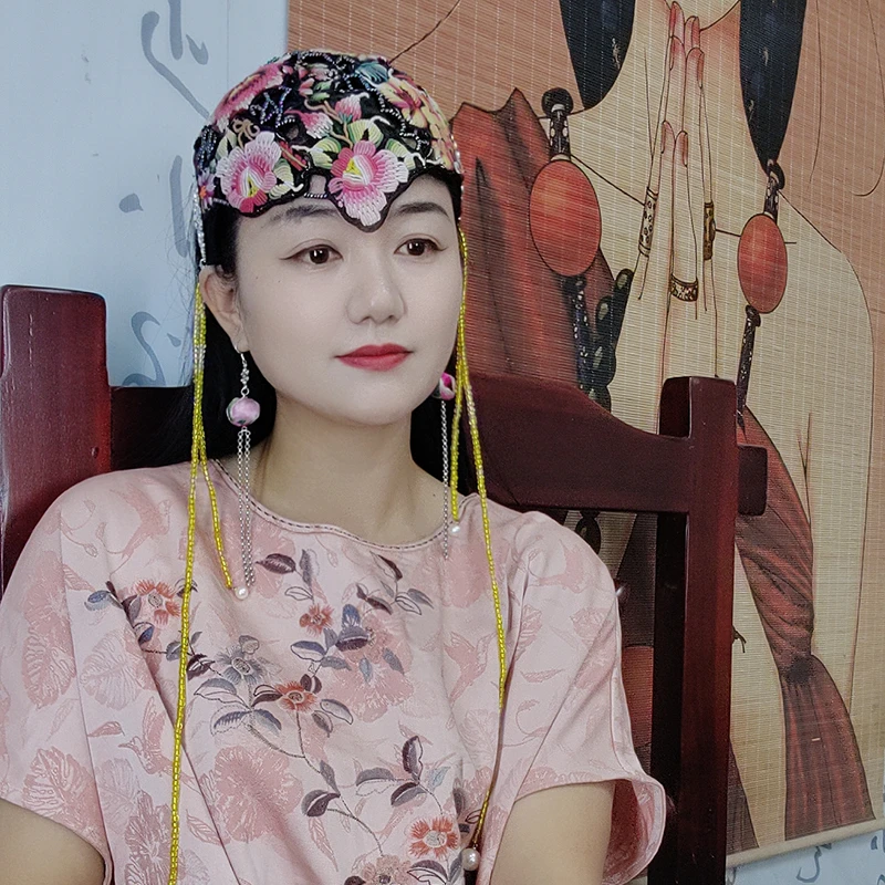 扶茶-原创设计-新品民族风老绣发箍259-41