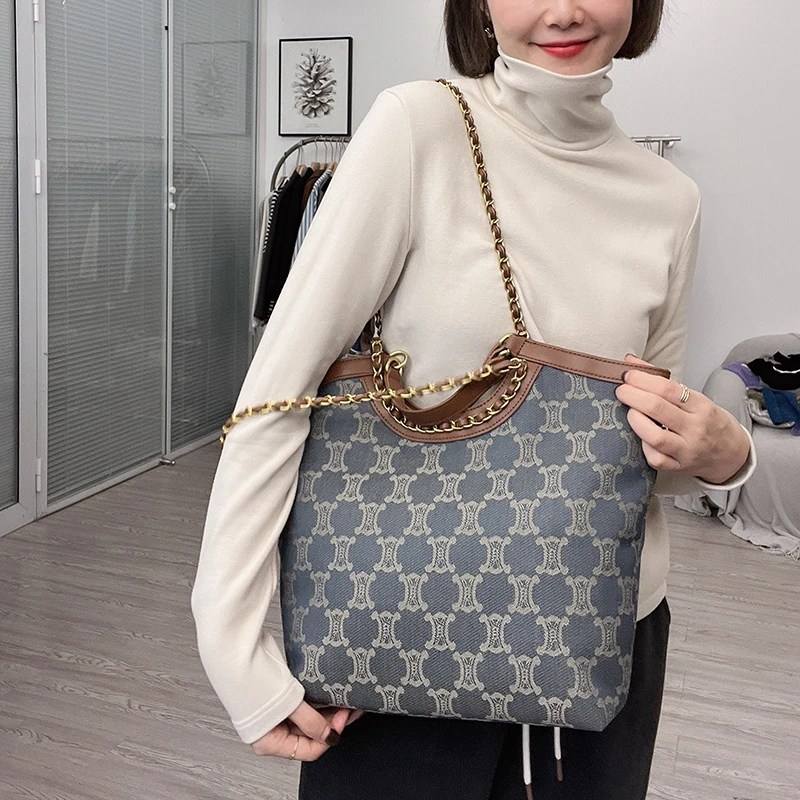 大容量托特高级单肩手提包