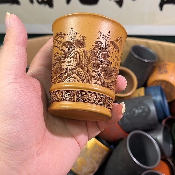 茶杯紫砂全手工紫砂主人杯