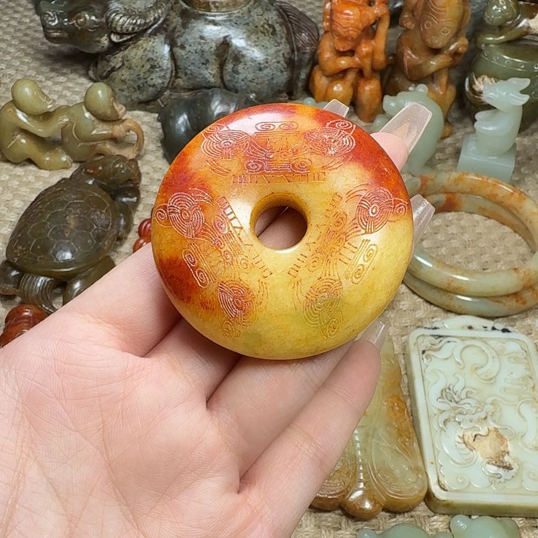 白玉菩提吊坠挂件