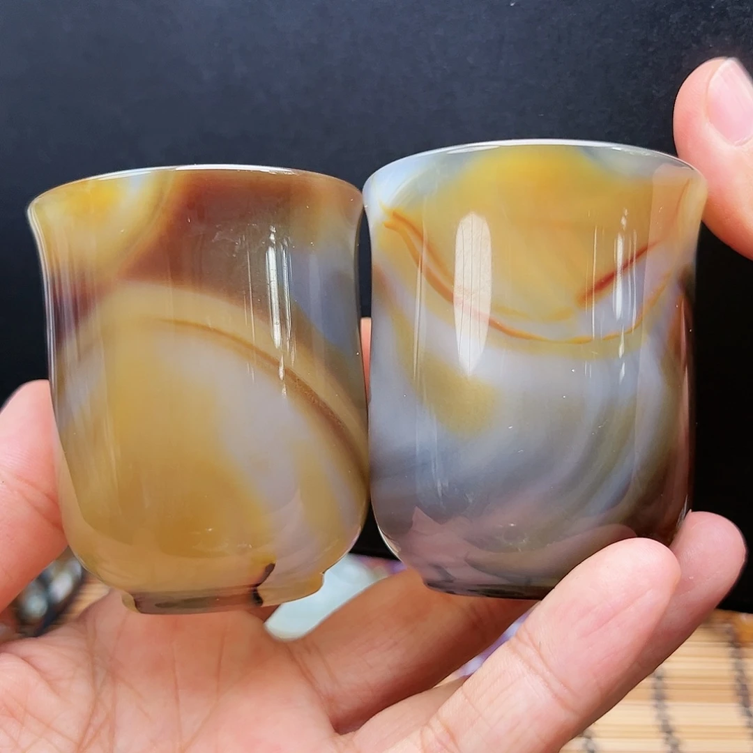 玛瑙/玉髓未镶嵌珠宝半成品随机2发一
