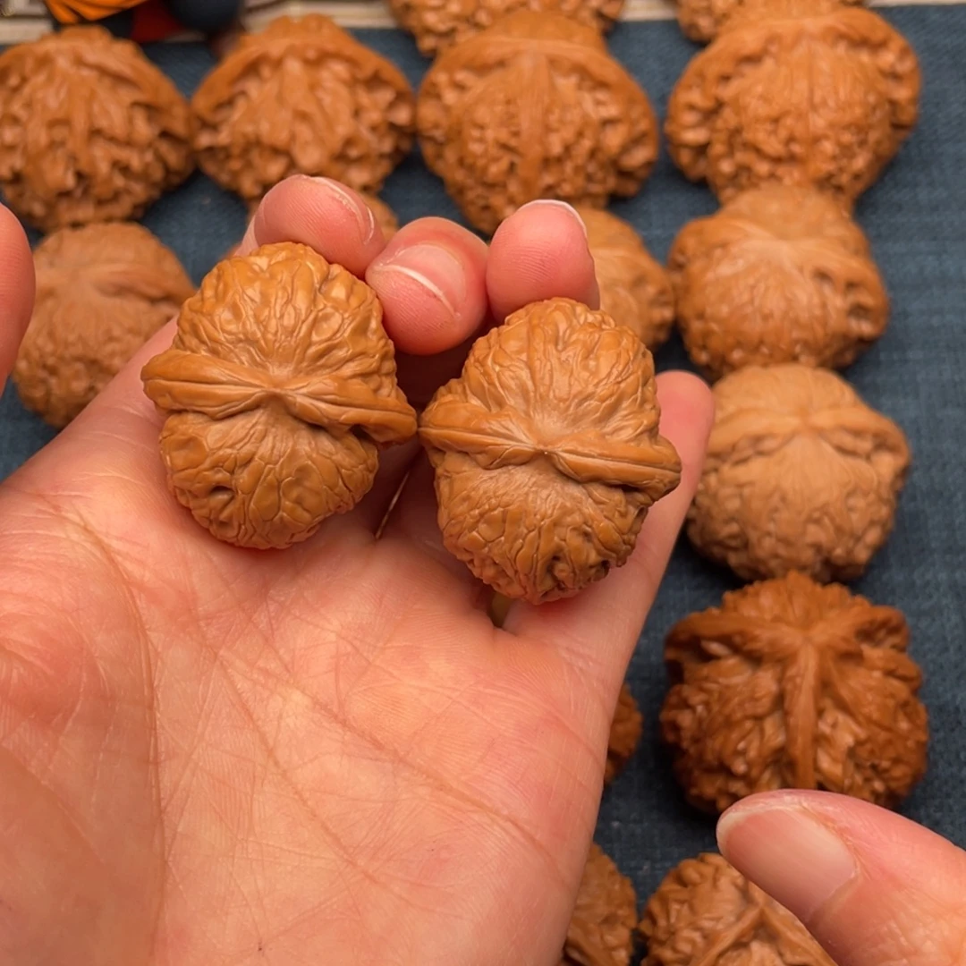 文玩核桃把件35全品精品元宝