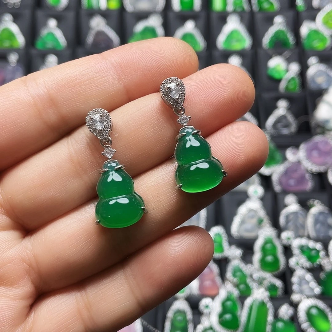 玛瑙/玉髓耳钉合金