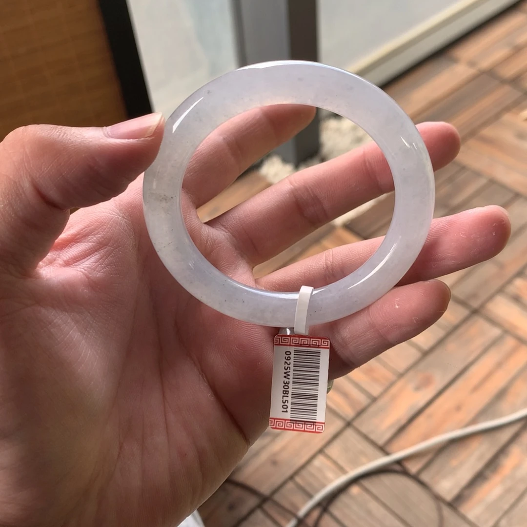 翡翠未镶嵌手镯73号53.2