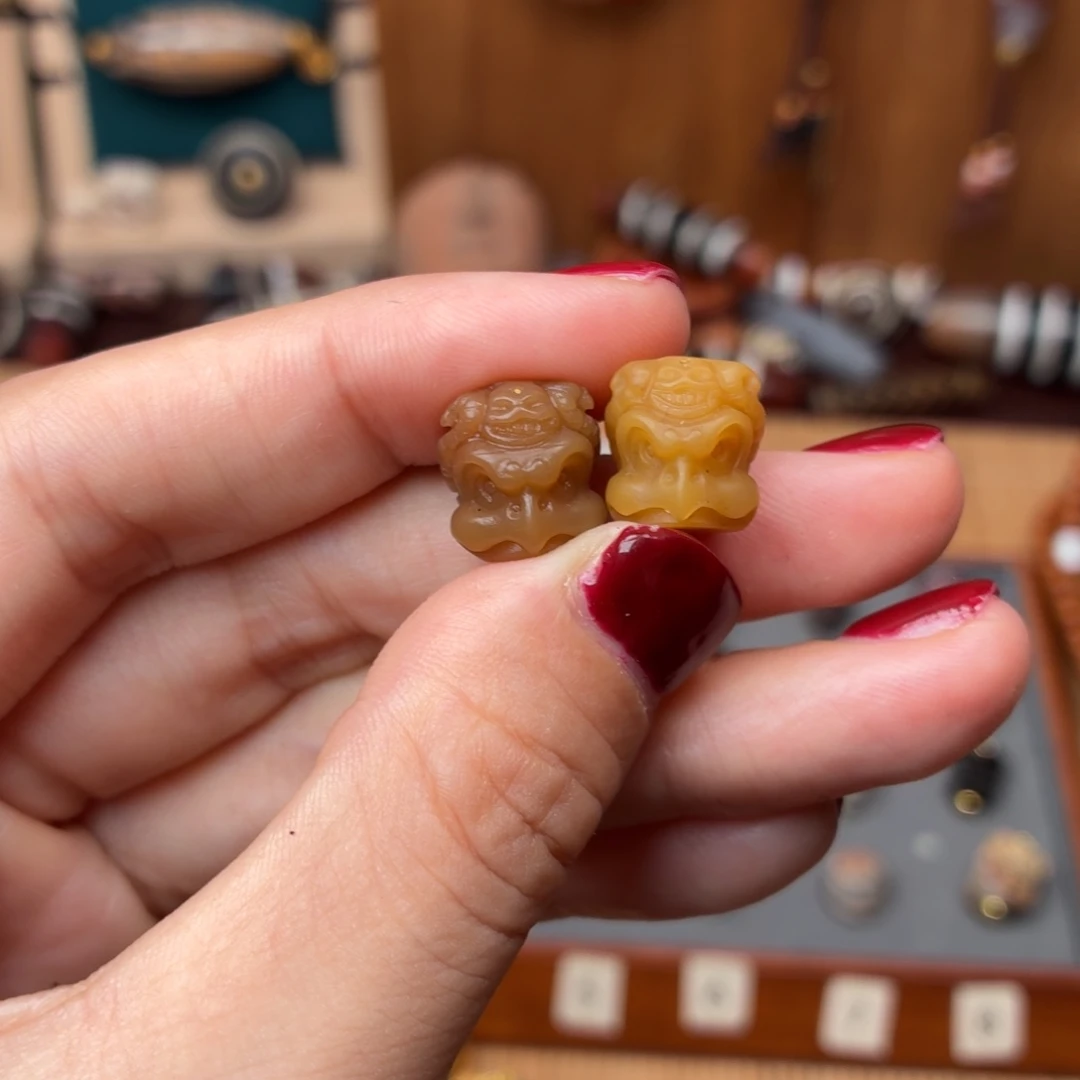 玛瑙/玉髓未镶嵌配珠大鹏鸟-11mm