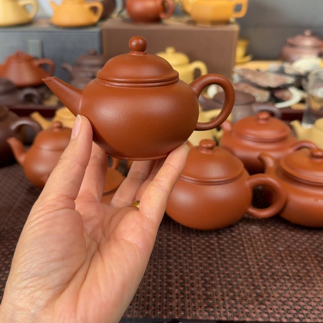 朱泥茶壶130毫升左右