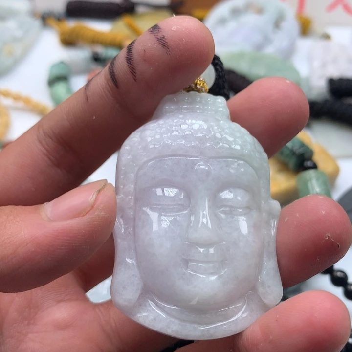 颈饰未镶嵌翡翠保真天然a货翡翠