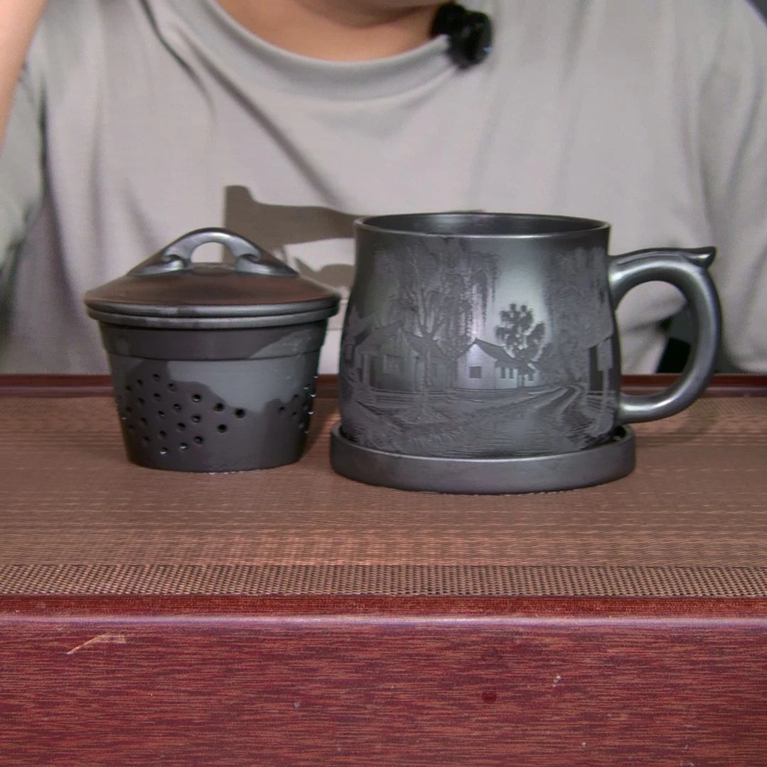 茶杯紫砂高货放漏