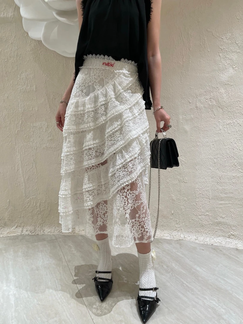 【F-fang】韩系学院蛋糕裙