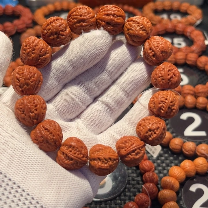 手串文玩核桃?核桃手串1.9尺寸全品