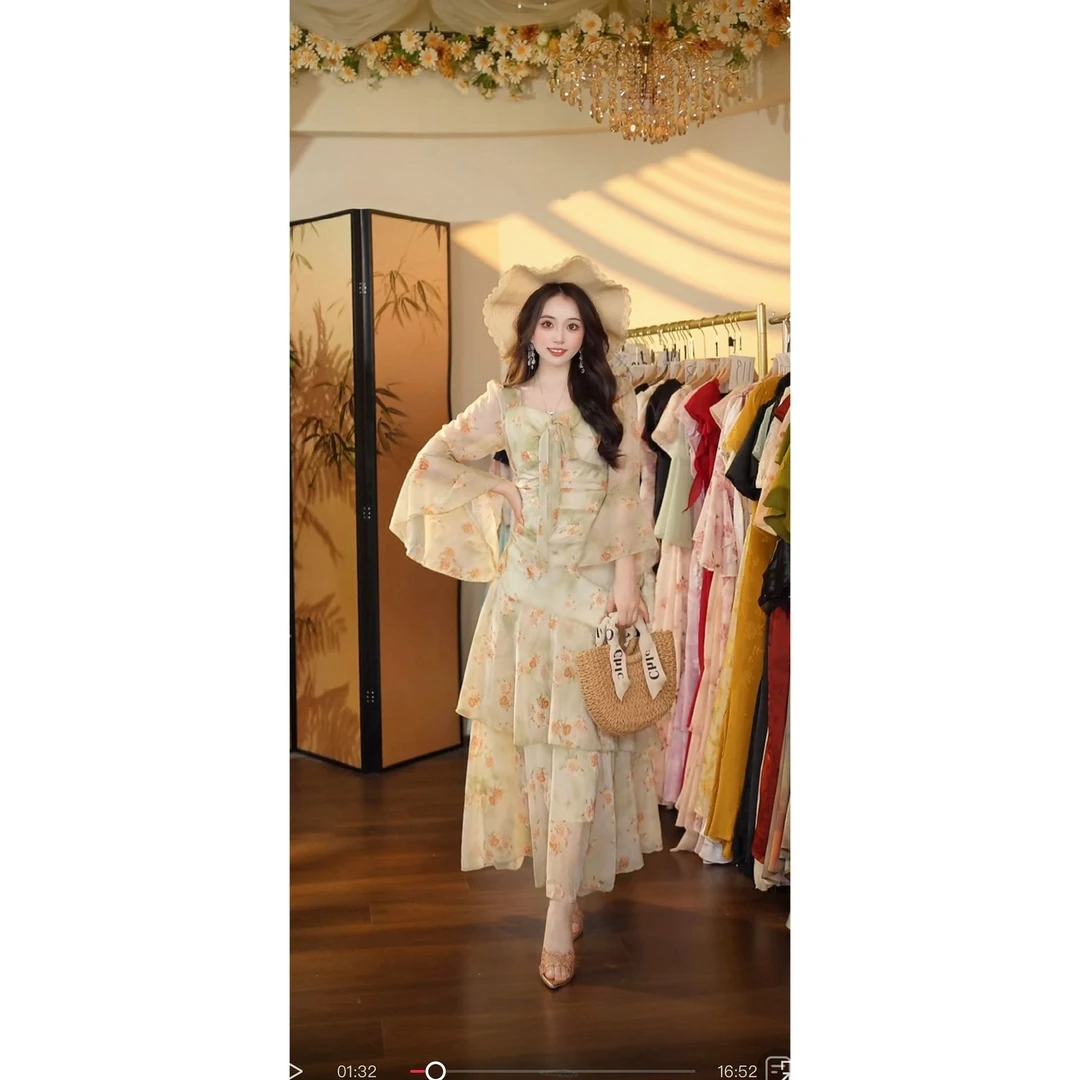 【瑞瑞定制】去有风的地方 F8037连衣裙-261清仓