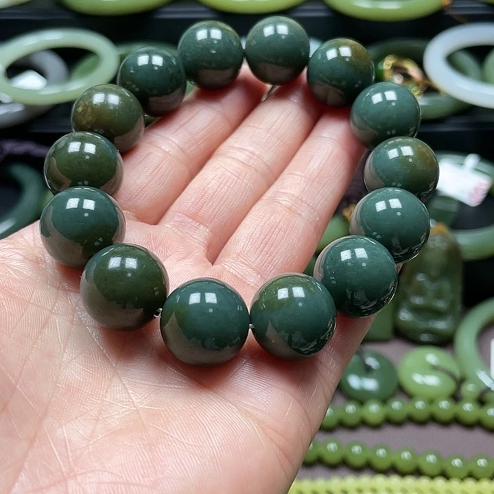 和田玉未镶嵌手链