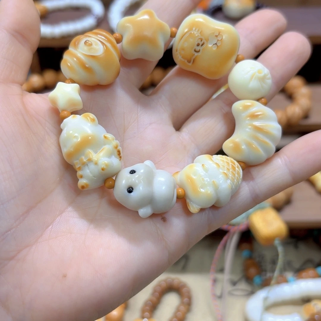 星月菩提手串象牙果多宝3号
