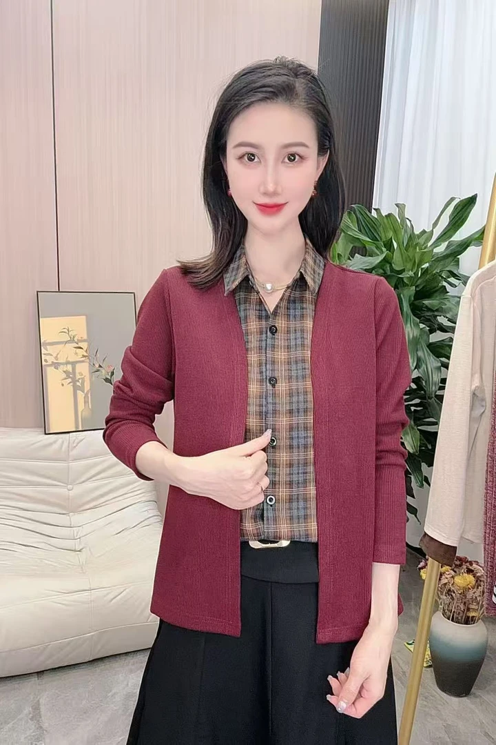 定制款原版正品—假两件上衣开衫外套