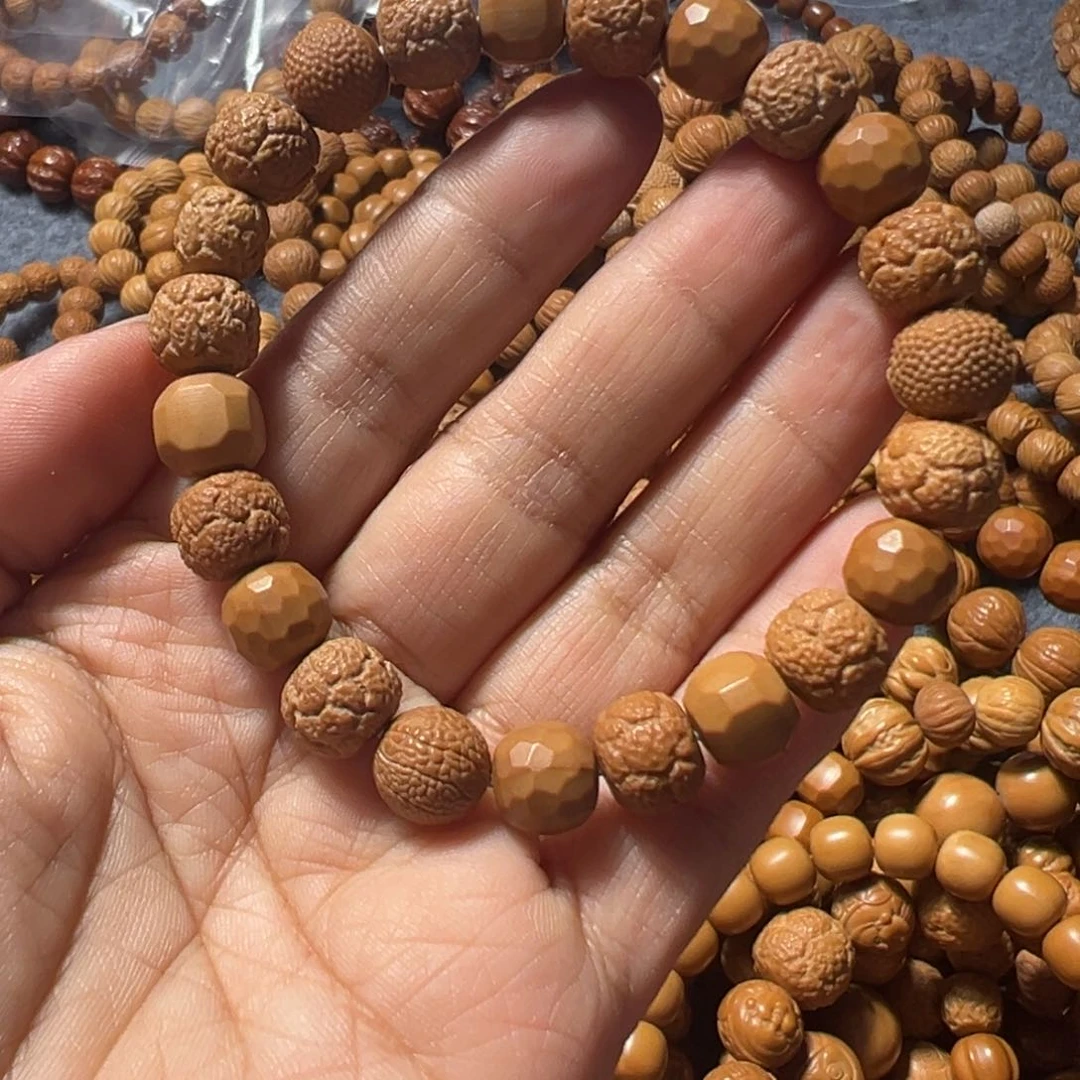 猴头核桃手串偷***子瑕疵