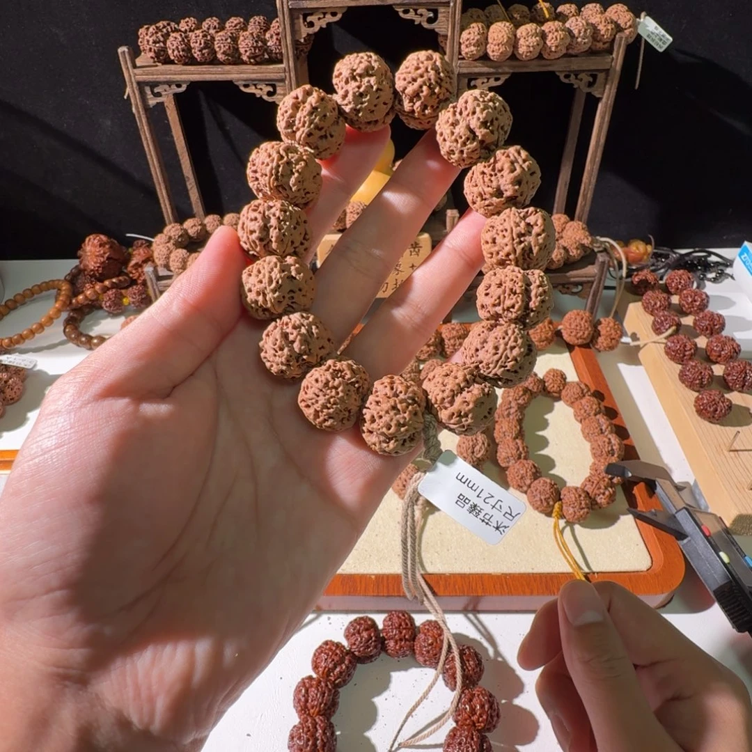 手串金刚菩提21尺寸梁梅花超头