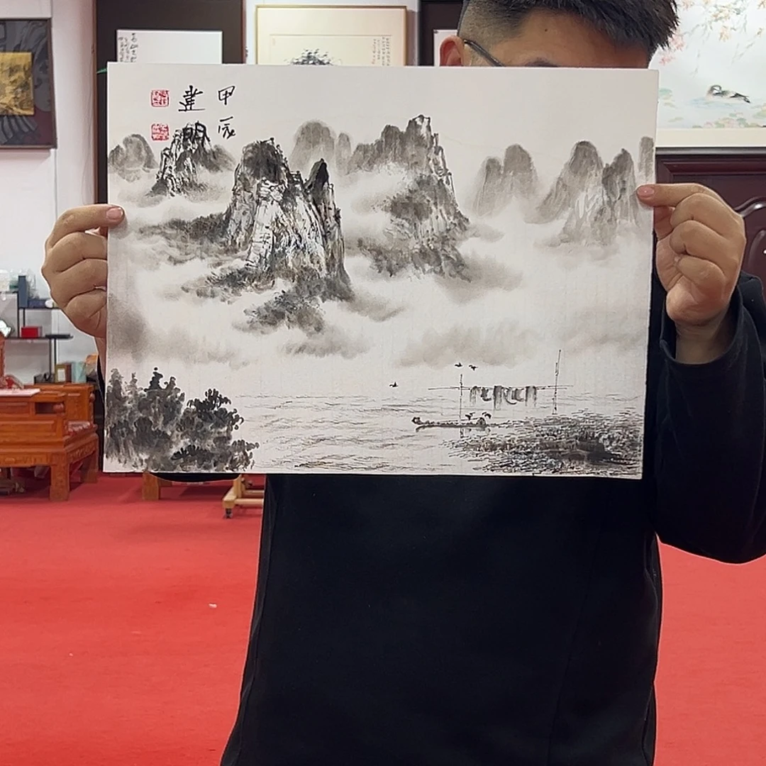 国画童建明老师艺术精品