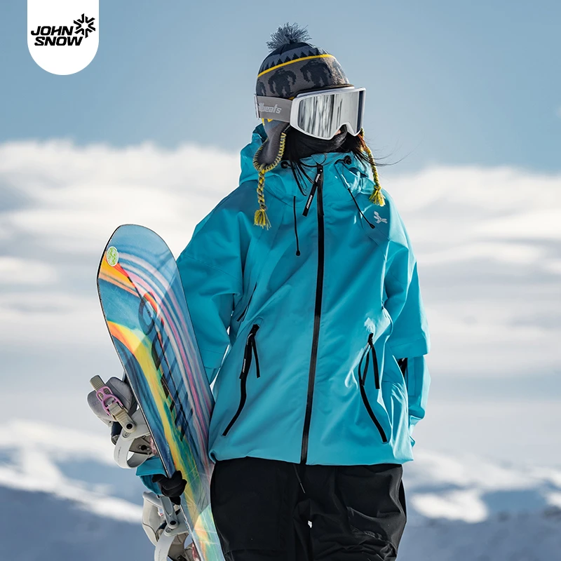 John snow滑雪服女款男款专业防水保暖单板双板滑雪衣户外冲锋衣