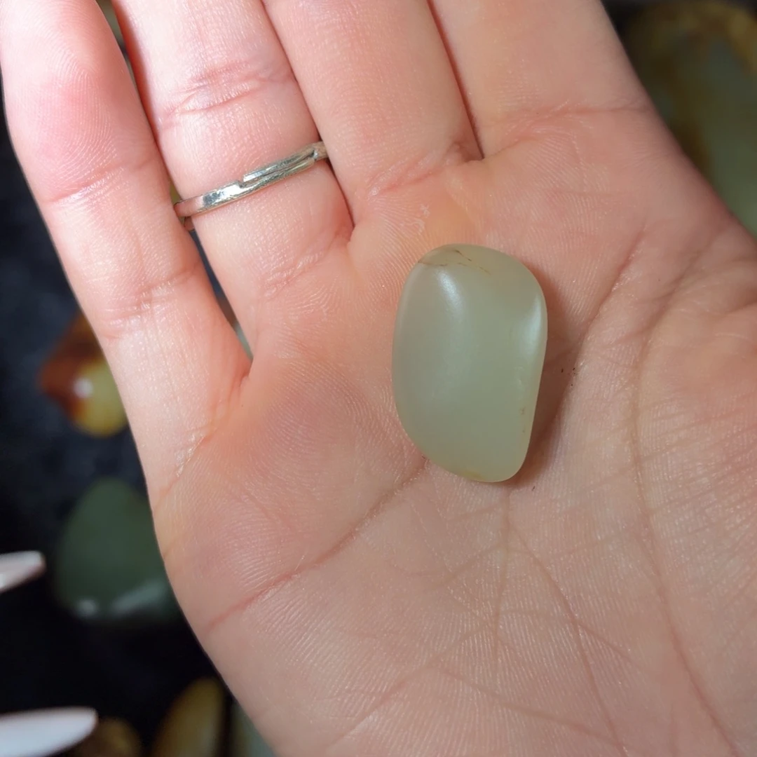 和田玉未镶嵌挂件5.2