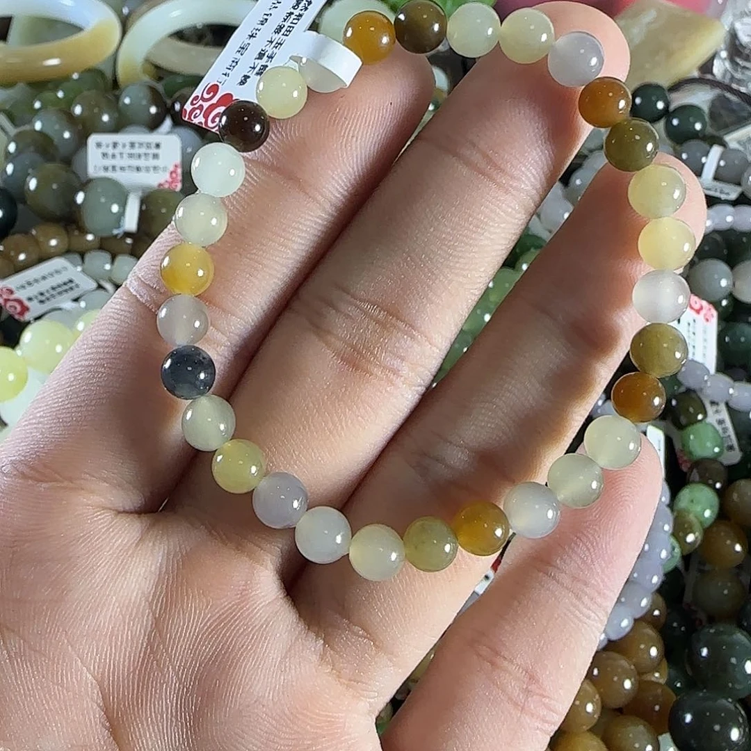 和田玉手链未镶嵌139