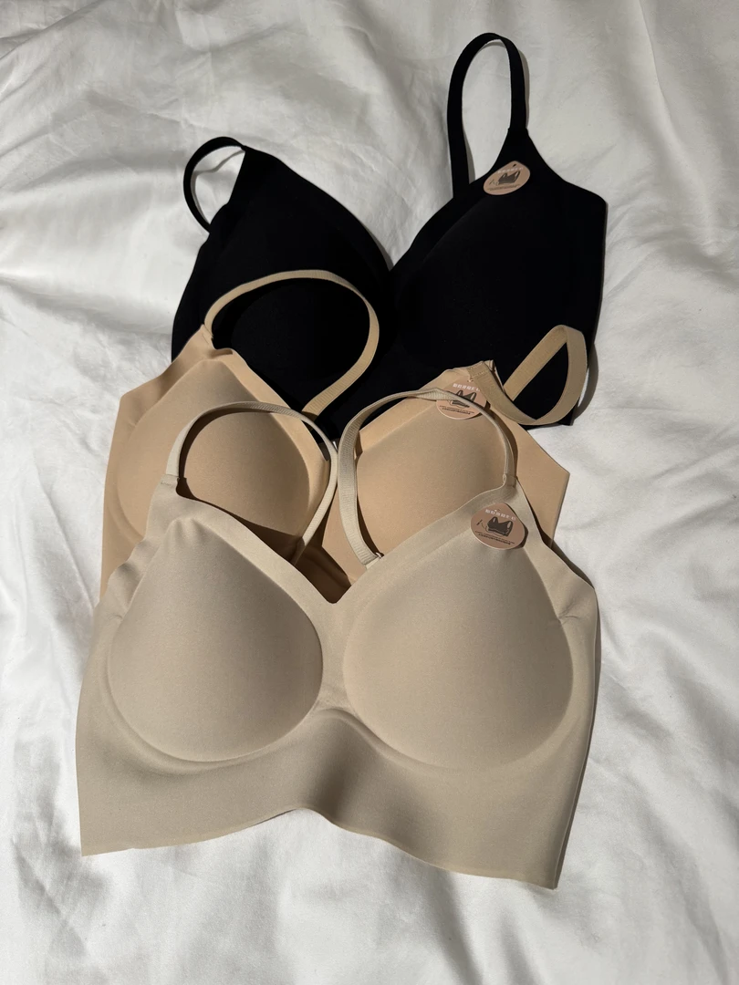 miss muzi “超薄版 果冻内衣”清凉透气隐形无痕文胸内衣（NO退换）