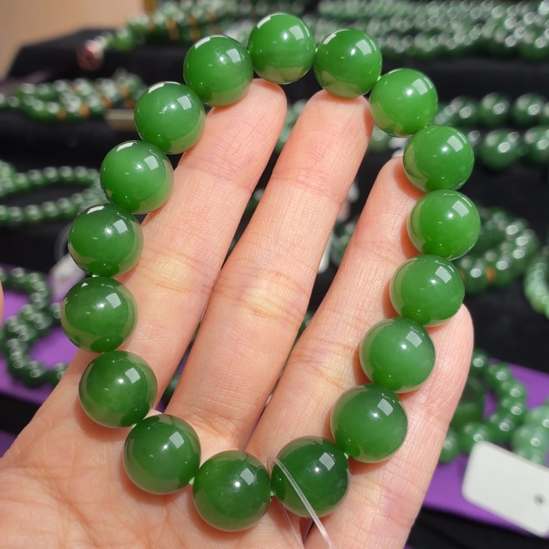 和田玉（碧玉）未镶嵌手串
