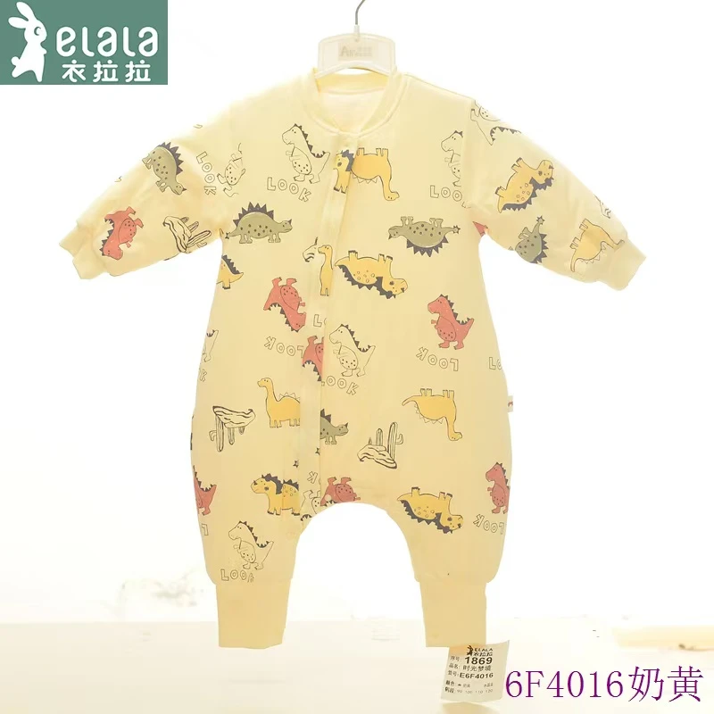 4718三小只婴童专属睡爬连体秋冬服饰