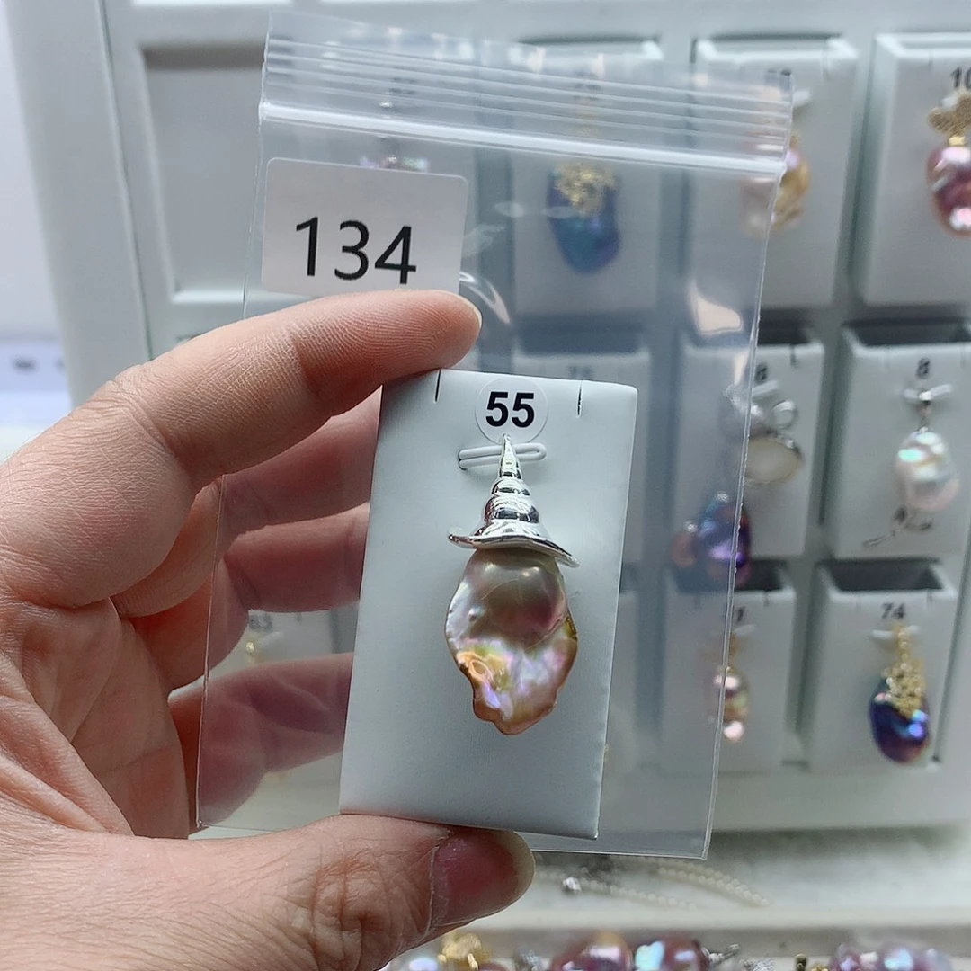 吊坠(不含链)淡水珍珠合金