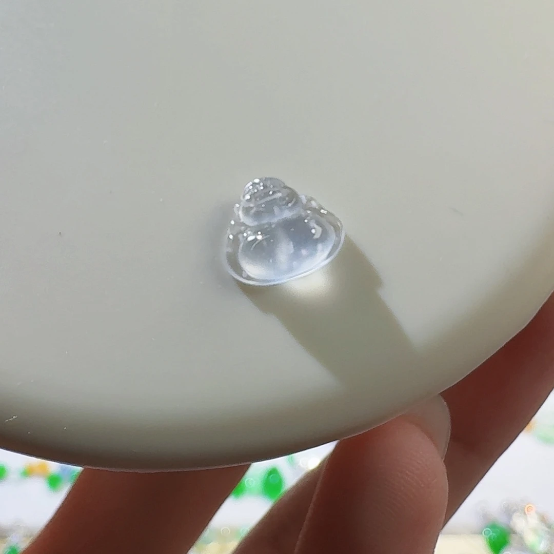 翡翠未镶嵌颈饰炸光佛公