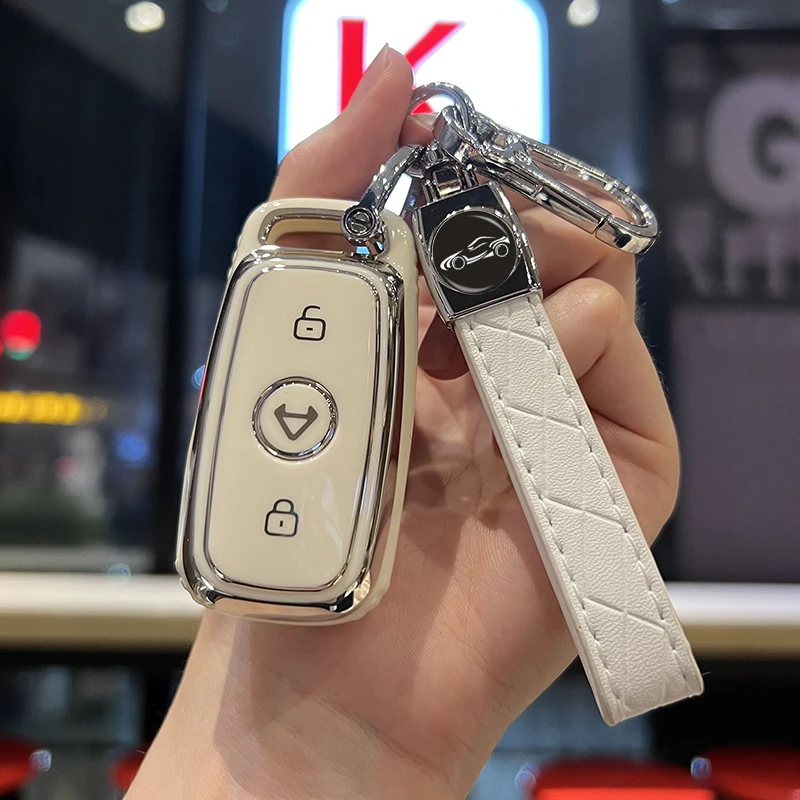 小牛电动车钥匙套N1s电瓶车保护壳u+b扣uqi包nqi高档mqis男女简约