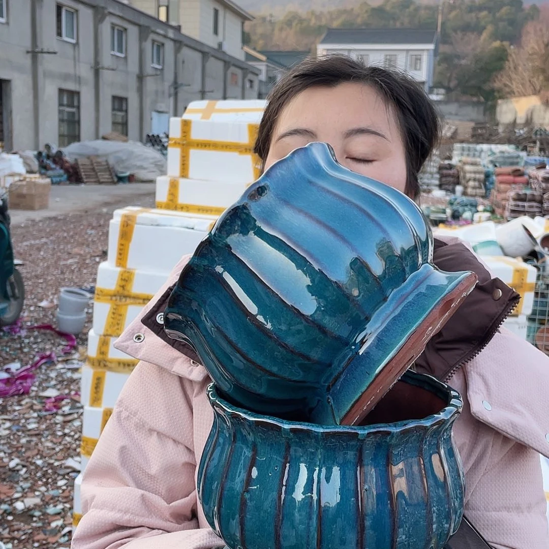 红陶王嫂花盆直播0224-810