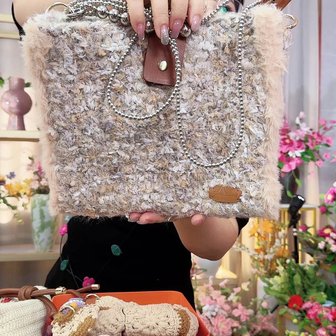 纯手工钩织手工钩织设计包包