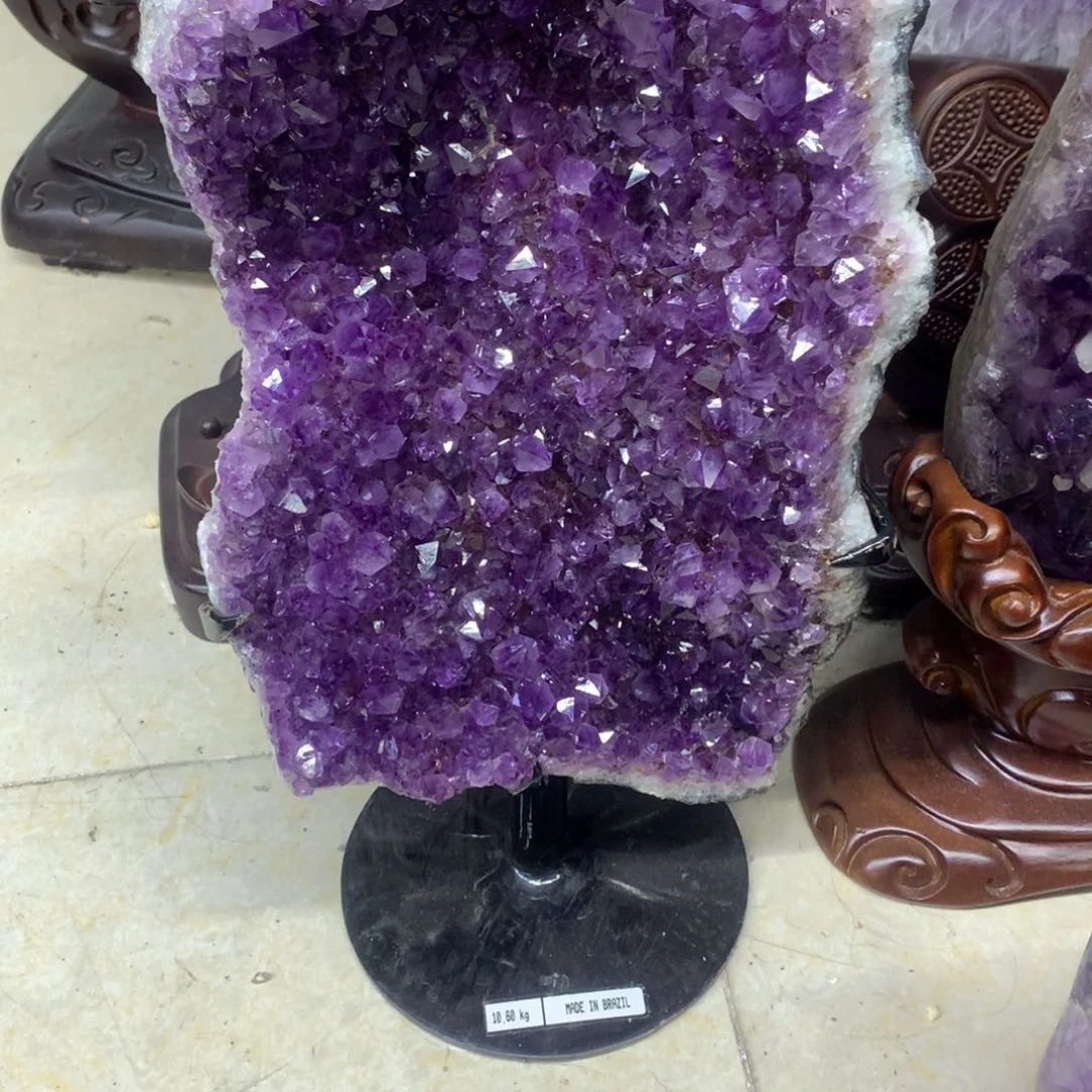 未镶嵌大型摆件（非配饰）紫晶小葛