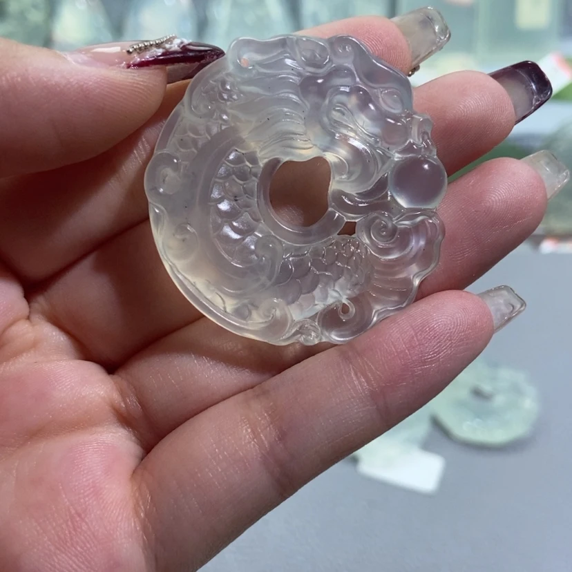 【闪购商品】蛇纹石玉颈饰未镶嵌手****8