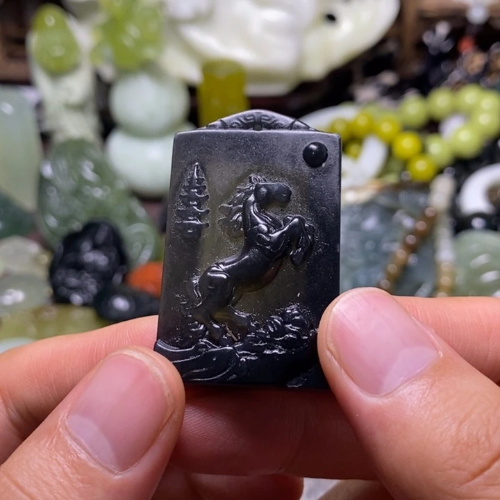 岫玉未镶嵌岫玉手镯